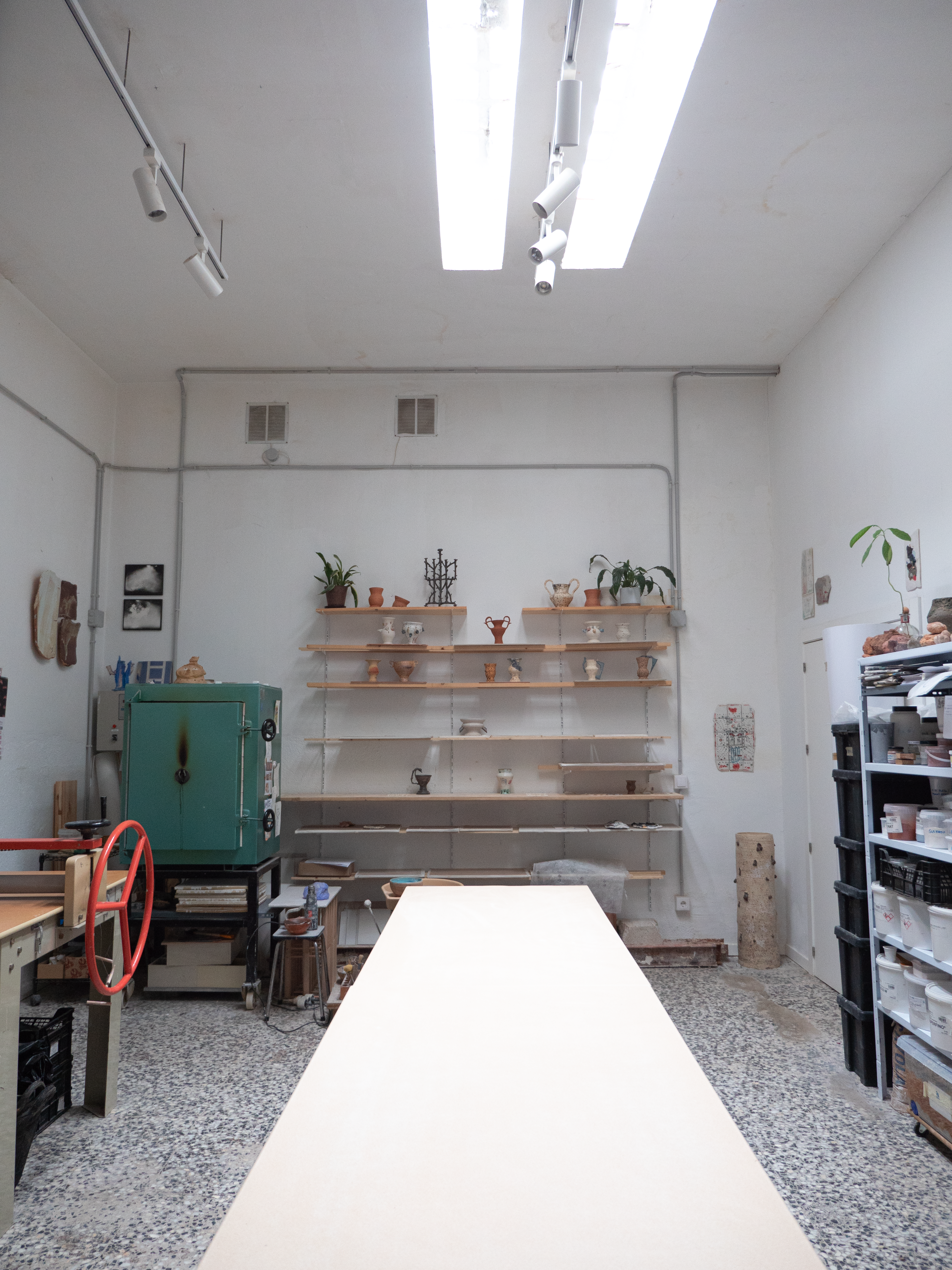 Zona de trabajo de Fresca. La Nave