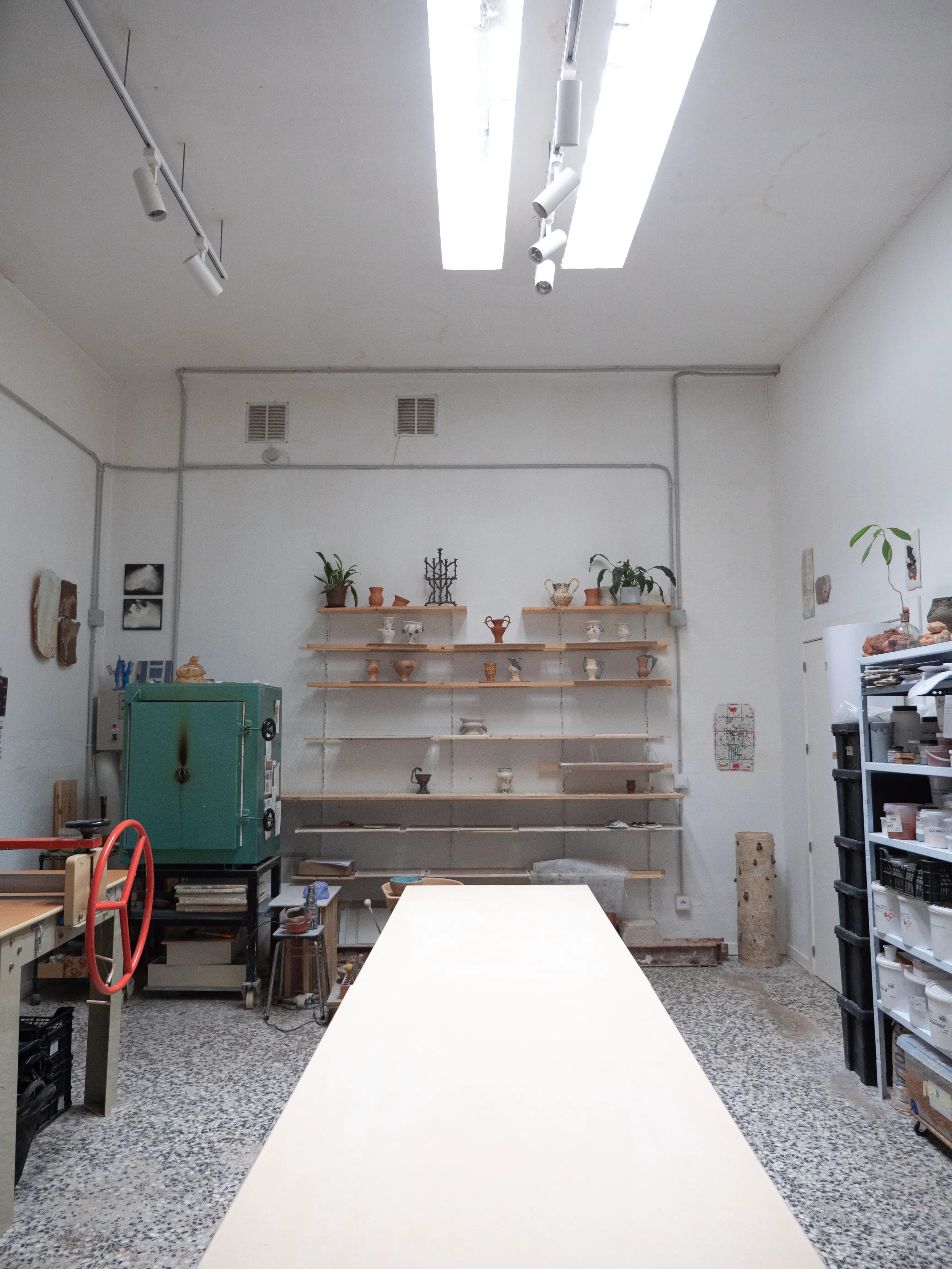 Zona de trabajo de Fresca. La Nave
