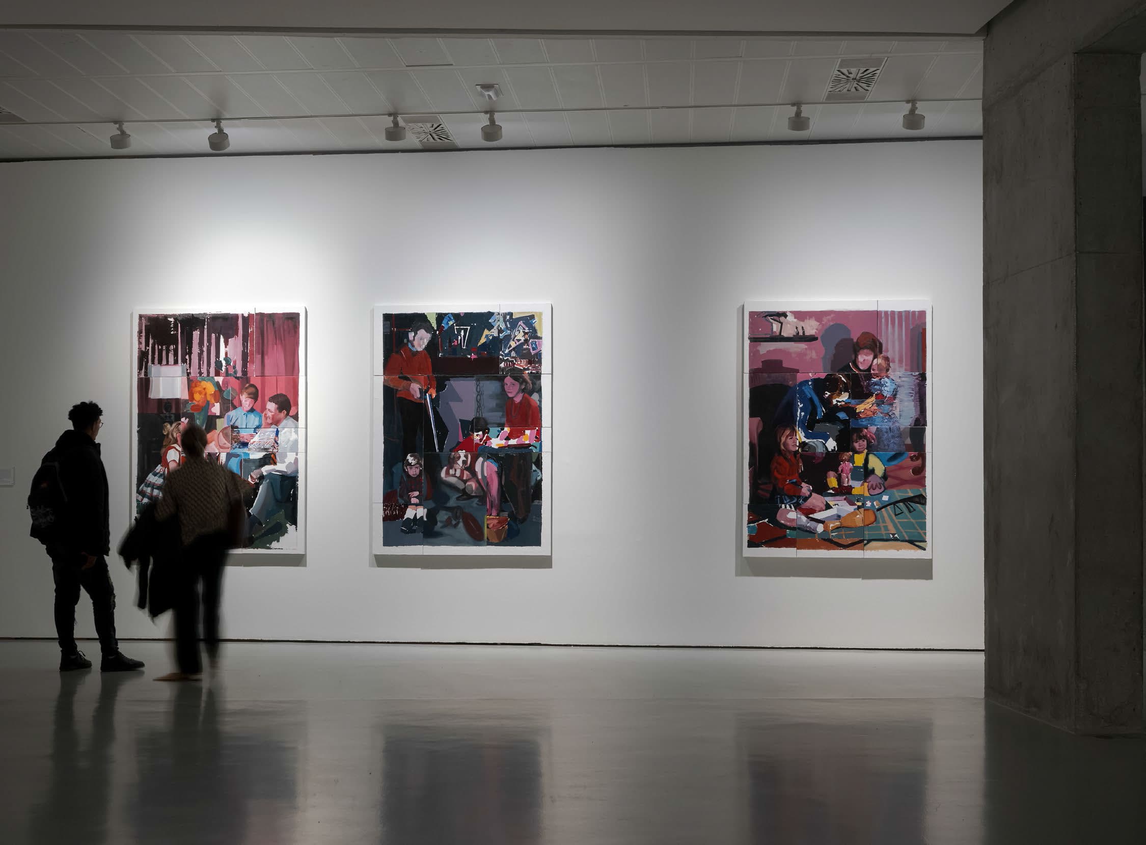 Obra y vista de exposición de Nacho Martín Silva
