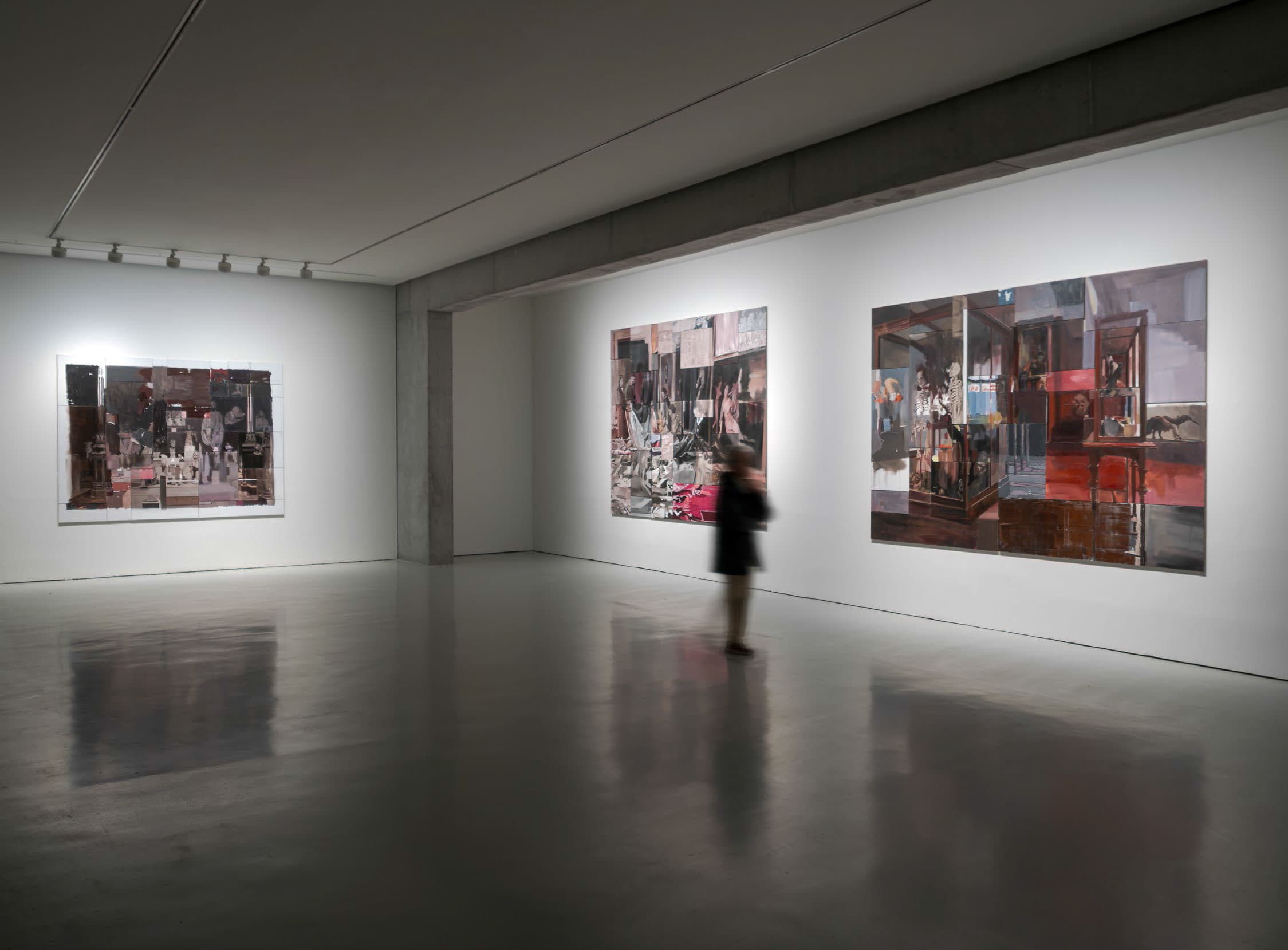 Obra y vista de exposición de Nacho Martín Silva