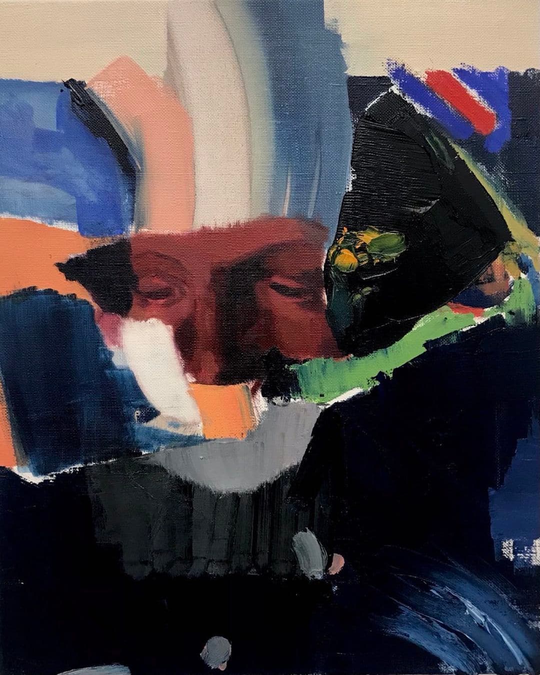 Obra y vista de exposición de Nacho Martín Silva